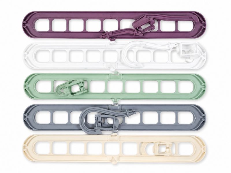 Pack de 5 cabides multifuncionais para poupar espaço