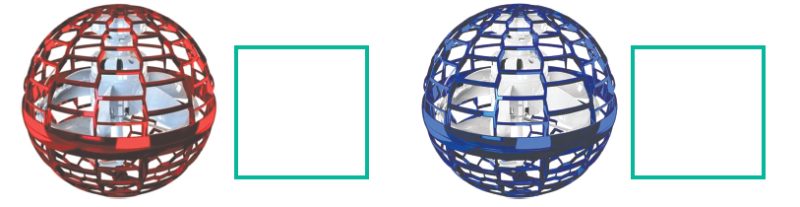Bola voadora com controlo