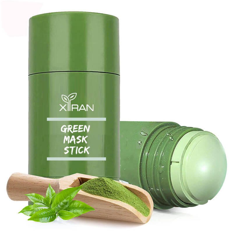 Máscara facial de chá verde em stick