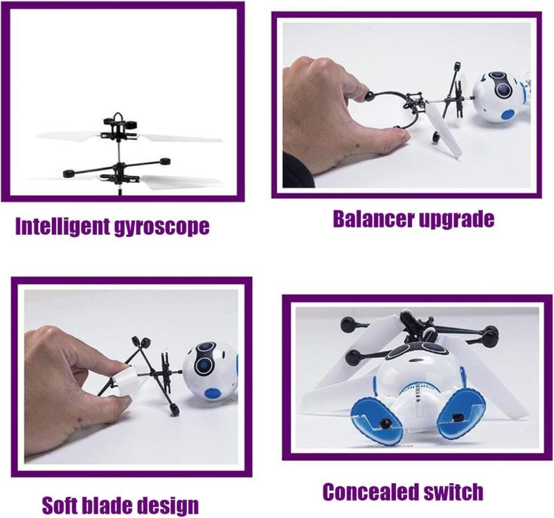 Robô voador com sensor de indução