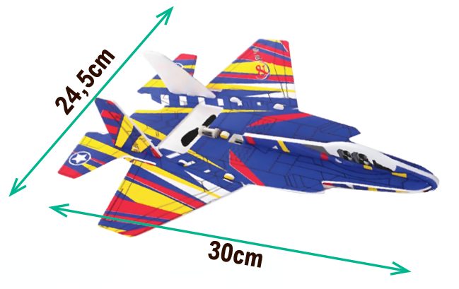 Aeronave com bateria