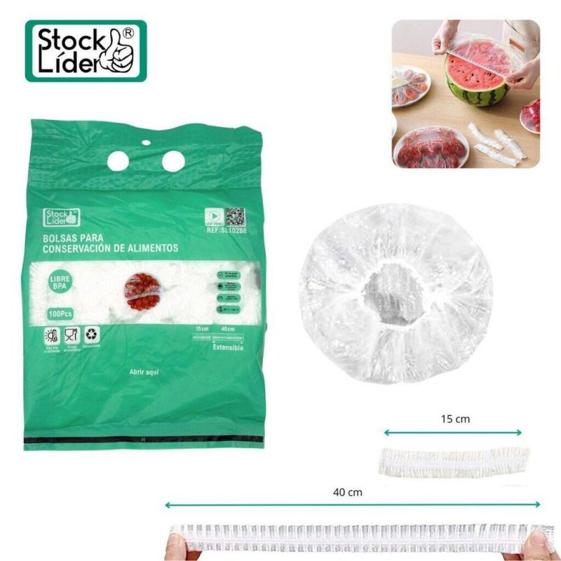 Sacos para conservação de alimentos