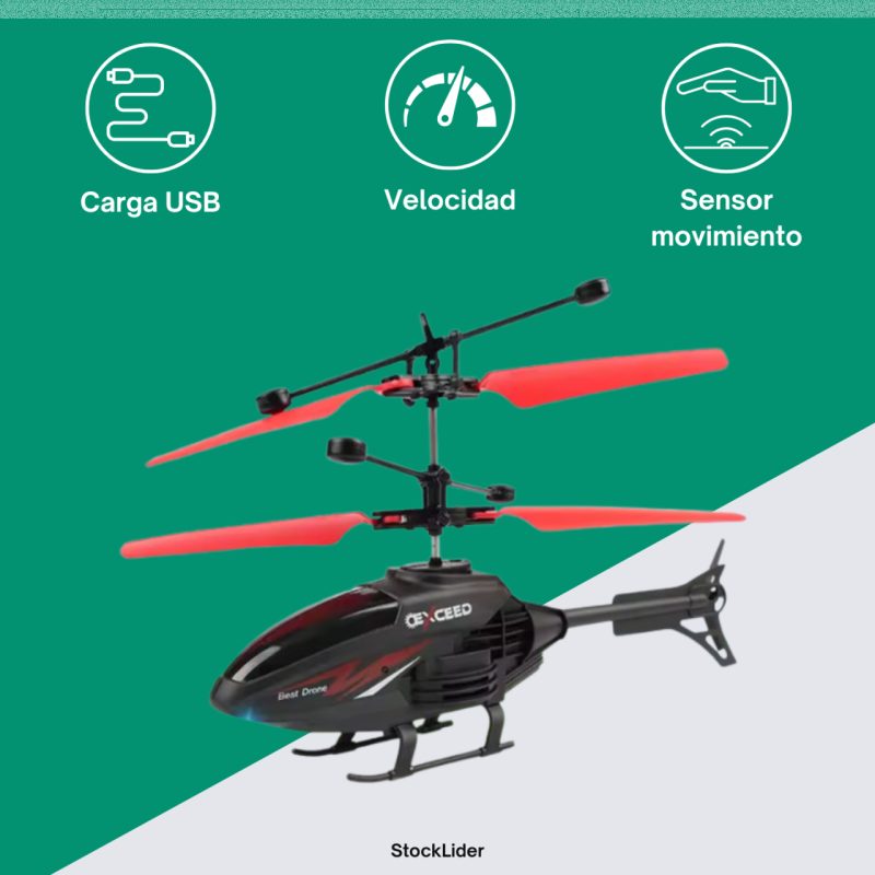 Helicóptero com controlo