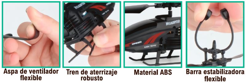 Helicóptero com controlo