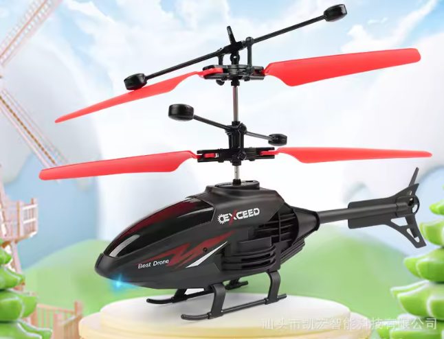Helicóptero com controlo
