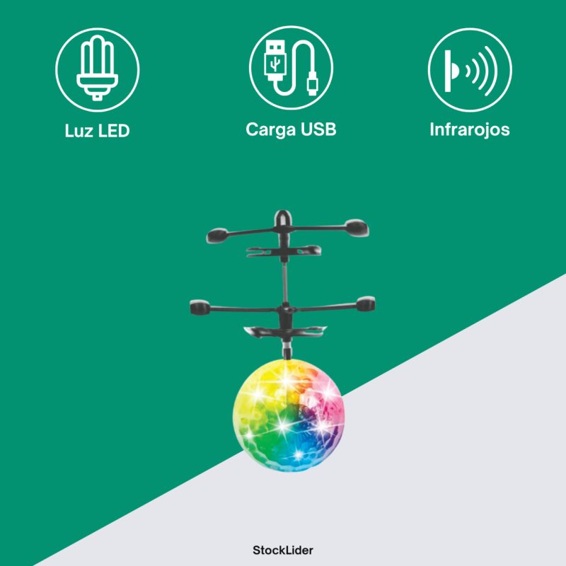 Bola voadora com sensor de indução