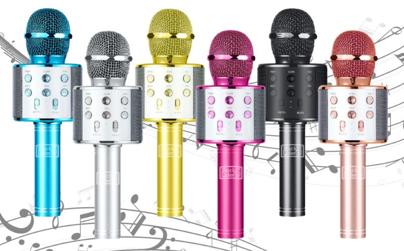 Microfone de karaoke