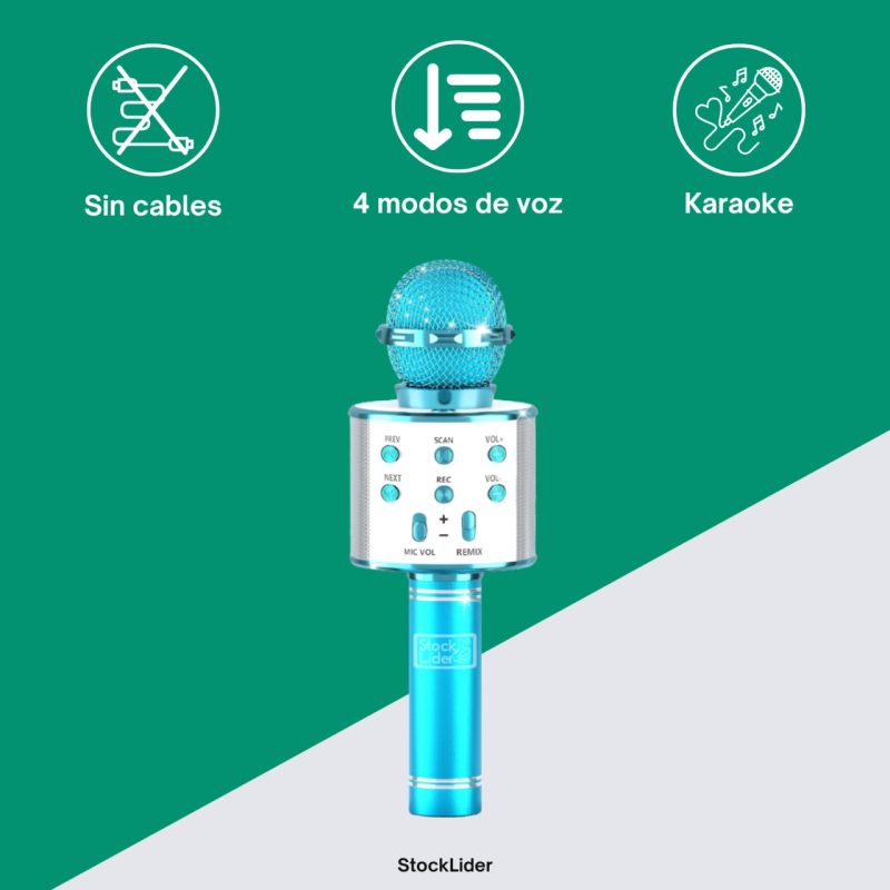 Microfone de karaoke