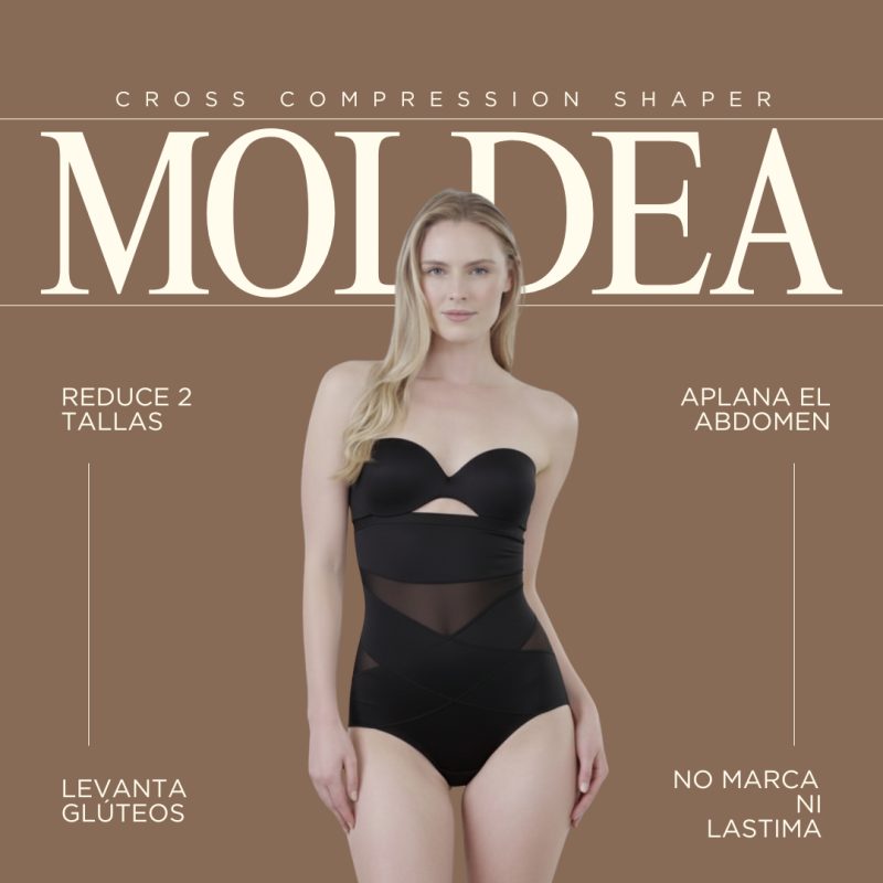Cinta com efeito reductor e modelador push up